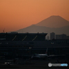 羽田空港から富士山展望