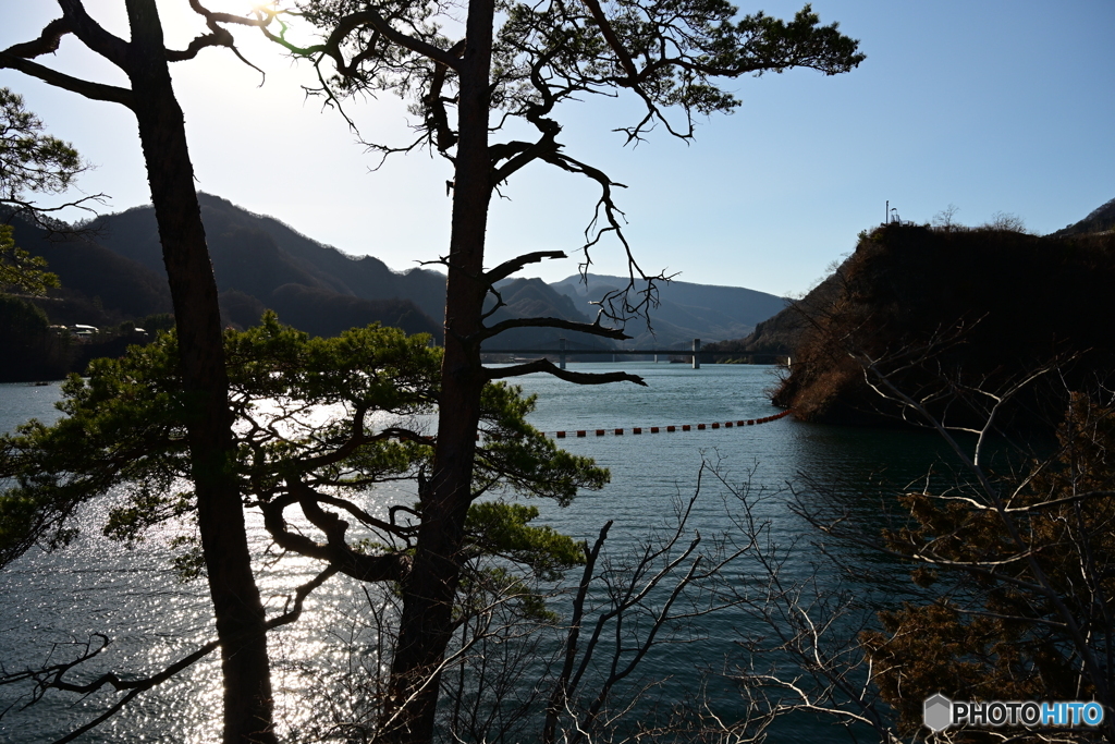 八ッ場あがつま湖の景色