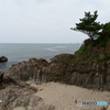 日本海を望む