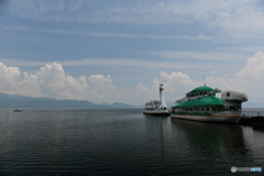 はくちょう丸とかめ丸の桟橋