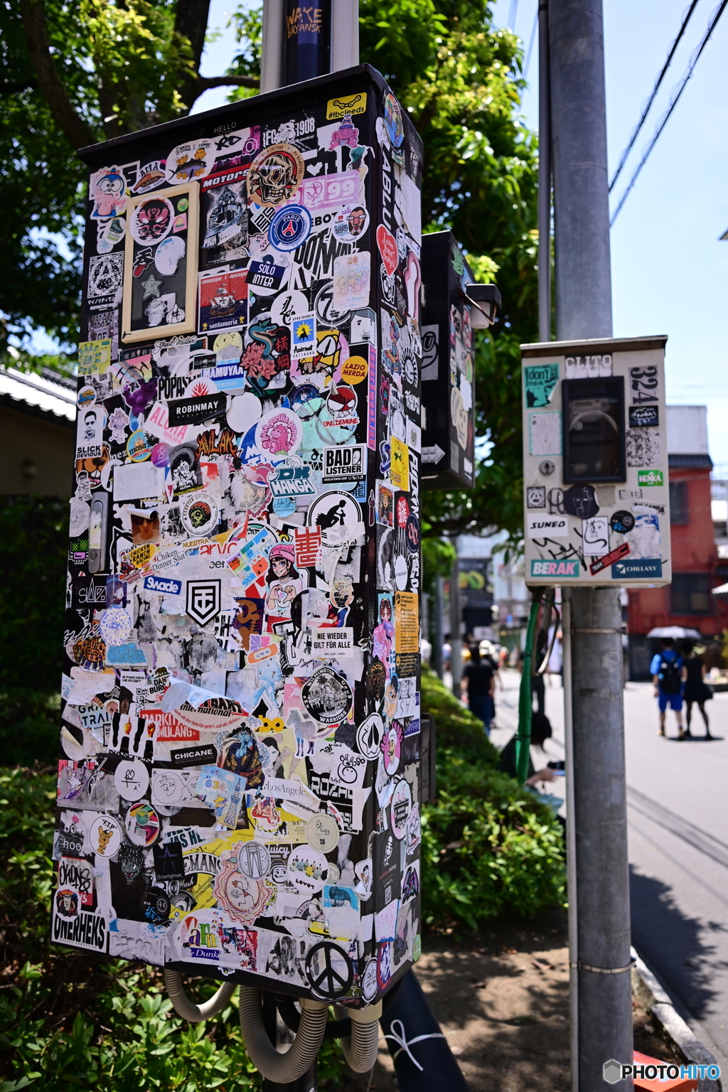 ステッカーの風景