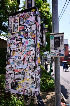 ステッカーの風景