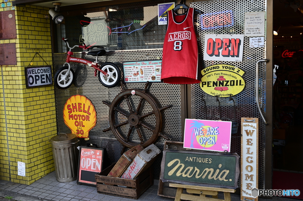 横田基地沿いのアメリカ雑貨店３