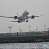 ANA機離陸直後