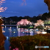 夕暮れのボート乗り場