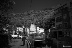 下部温泉の一風景