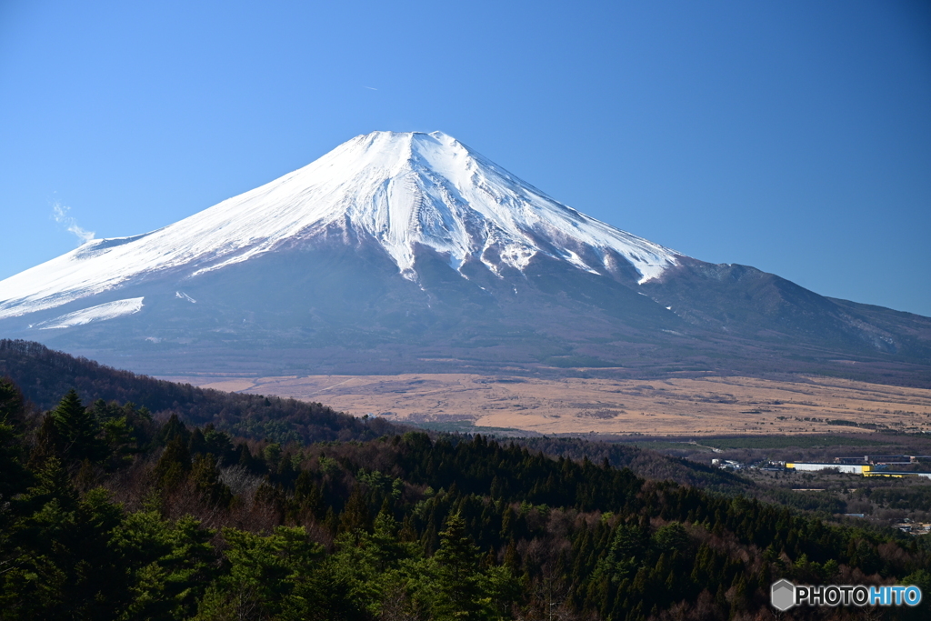 二重曲峠からの富士山２