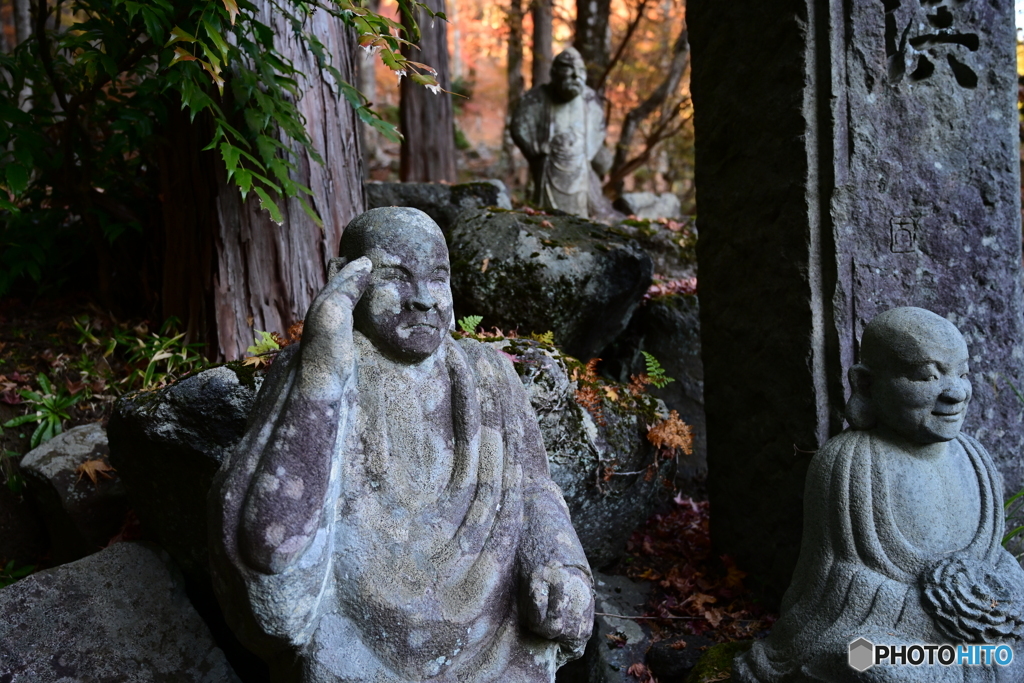 長安寺の石仏様