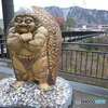 鬼怒川で見つけた鬼像