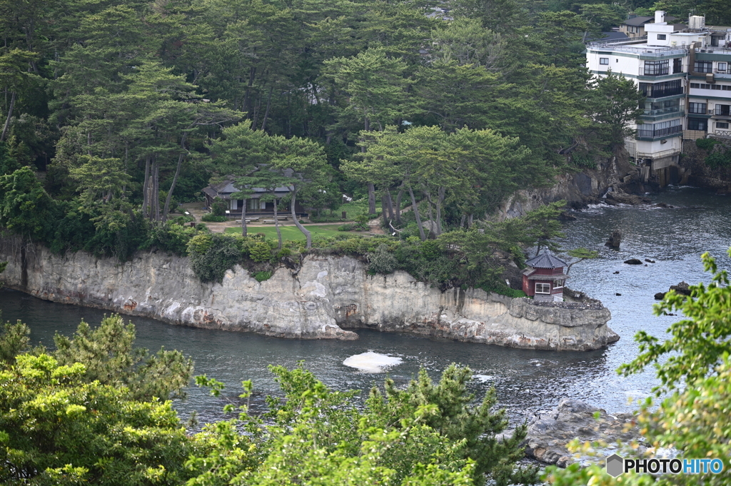 六角堂の風景