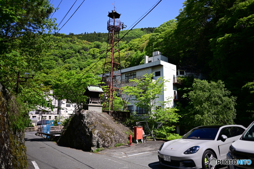 下部温泉の火の見櫓