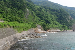 獅子ヶ鼻の海岸線