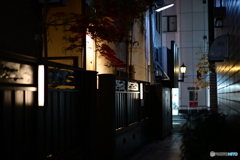 花街の黒塀通り