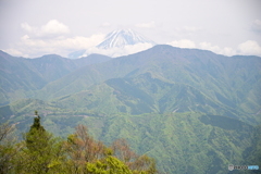 思親閣から富士山展望