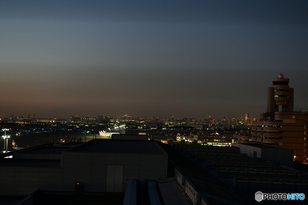 羽田から東京夜景