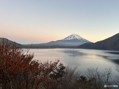 夕刻の富士山