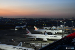 夕刻の出発