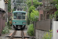 20220617長谷駅付近の踏切にて