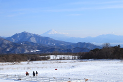 20220212清泉寮から富士山を望む