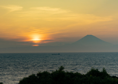 20230504 洲崎灯台から望む夕暮れ