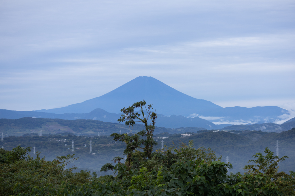 20221008湘南平から富士山を望む