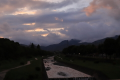 20220828水無川の夕暮れ