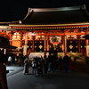 夜の浅草寺