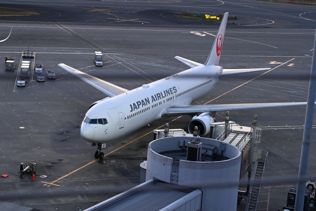 羽田空港第2ターミナル展望デッキから