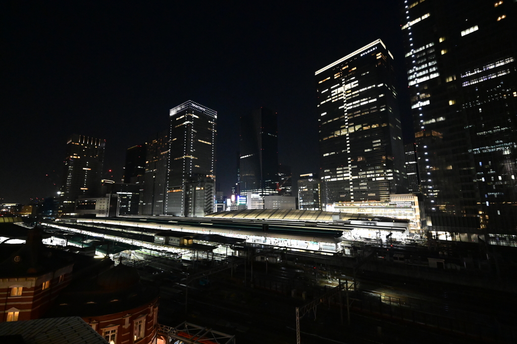 東京駅の夜景