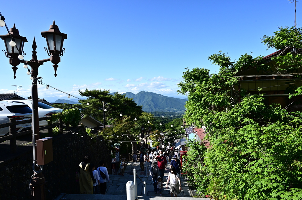 伊香保の石段から