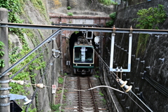 極楽洞からの江ノ電