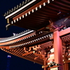 夜の浅草寺