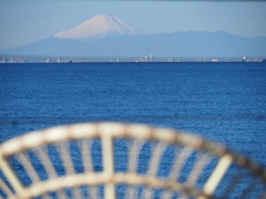 富士を眺める。