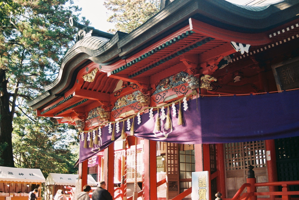 キレイな社殿を写そう（フィルム）