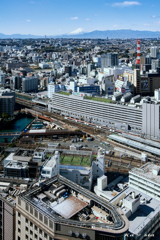 富士を臨む（スカイビル）