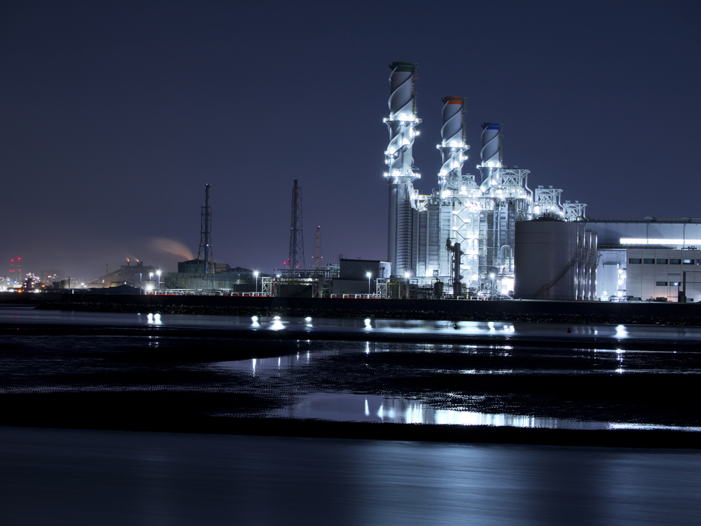 干潮な火力発電所