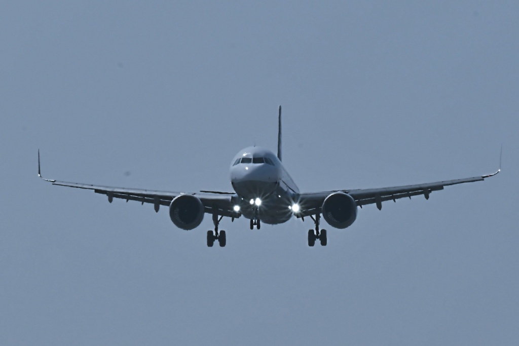 飛行機着陸