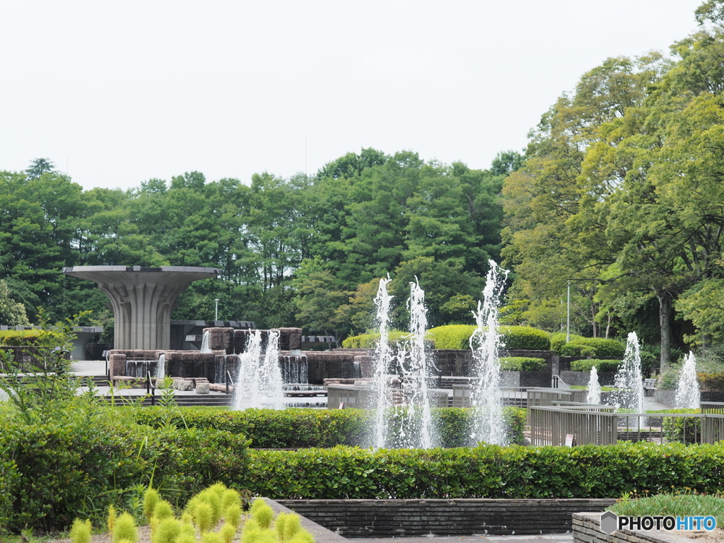 公園の噴水