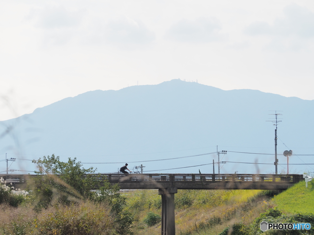 山が見える風景