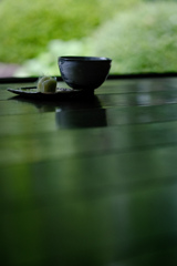 床緑とお抹茶…