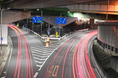 歩道橋より