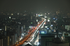 小雨，夜景