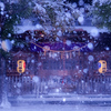 雪夜の神社