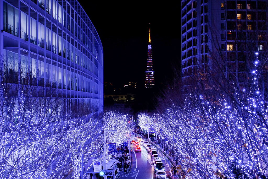 X'masのキャンドルタワー