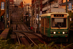 ノスタルジックな夕景〜都電荒川線