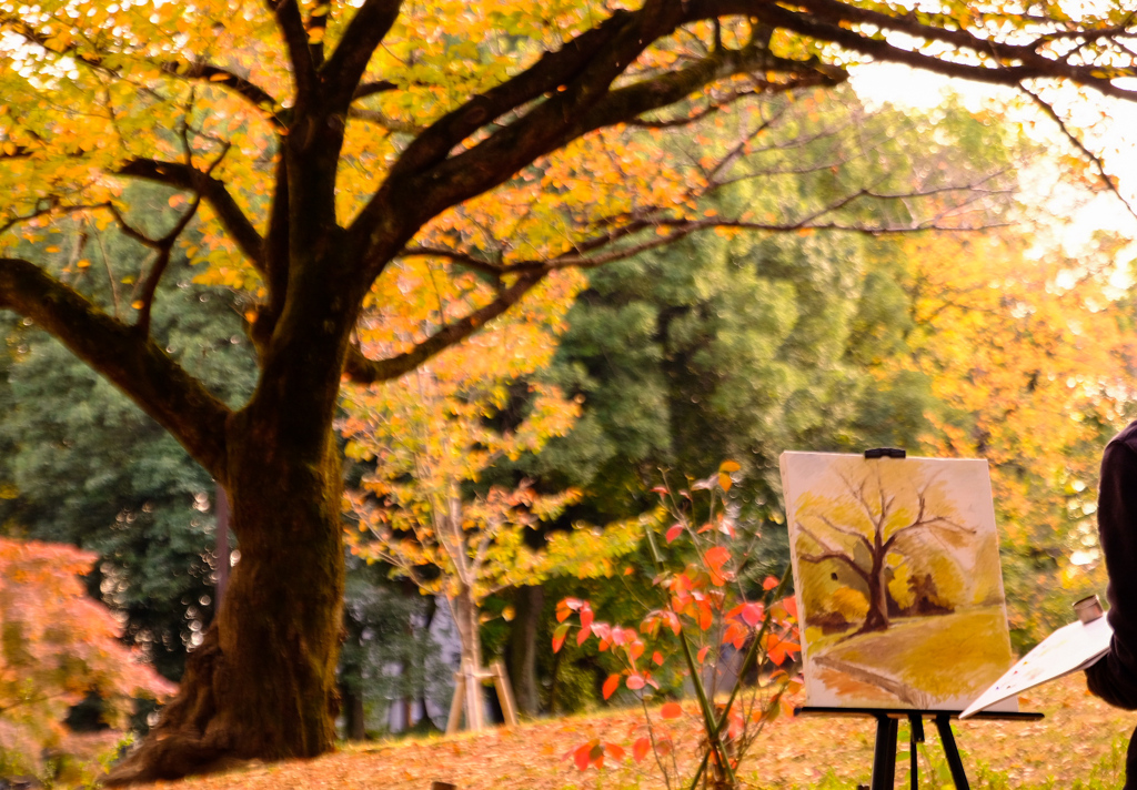 絵になっていく樹