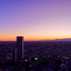 都庁からのぞむ富士の山