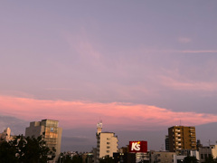 この前の夕焼け空