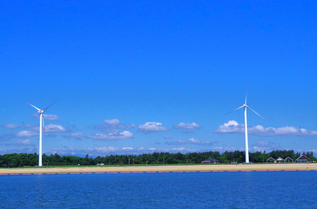 海と空と・・・