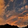 この前の夕空
